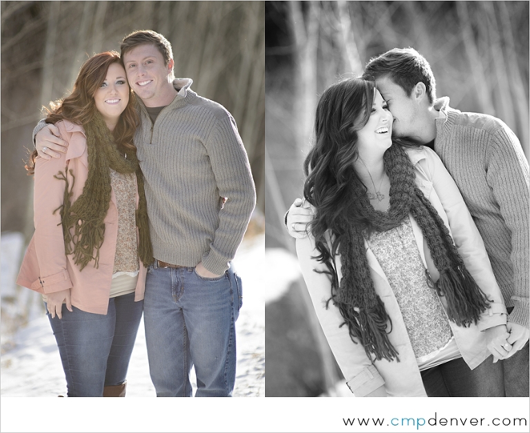 mountain engagement photo