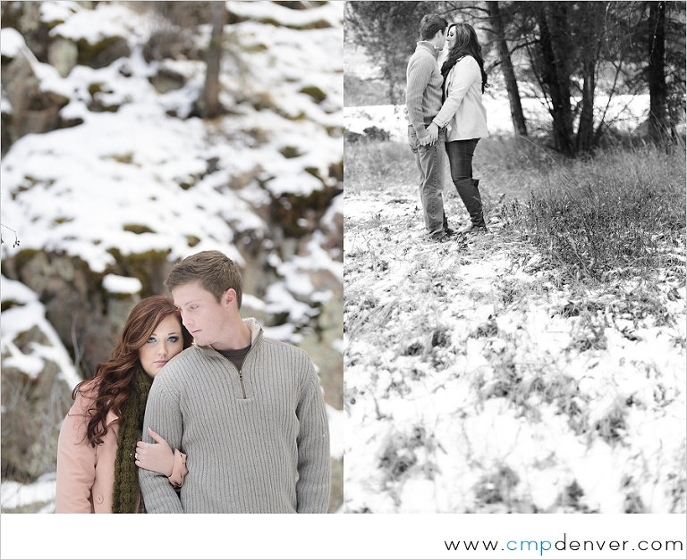 mountain engagement photo