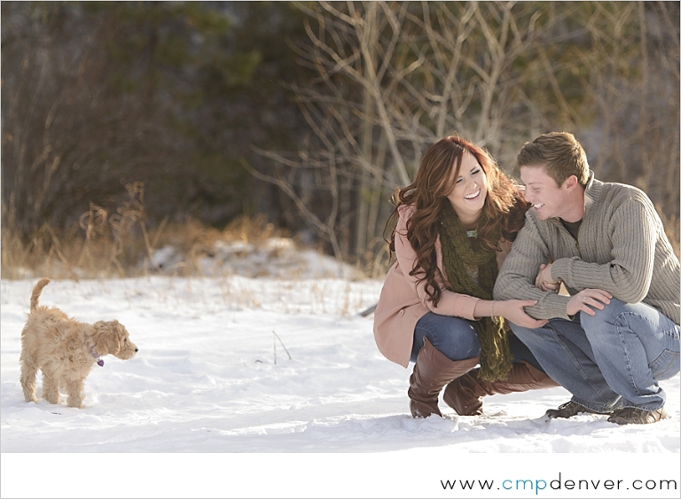 mountain engagement photo