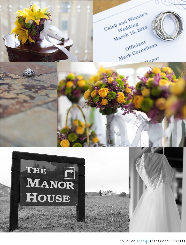 manor house wedding colorado picture