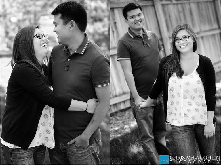 silo park engagement photo