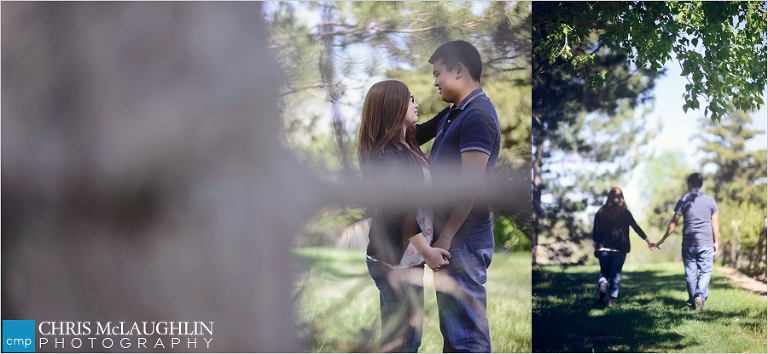 silo park engagement photo