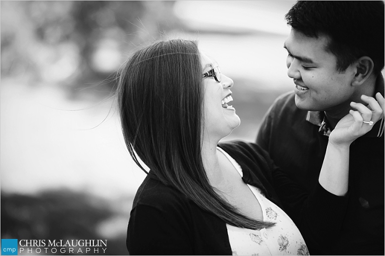 silo park engagement photo
