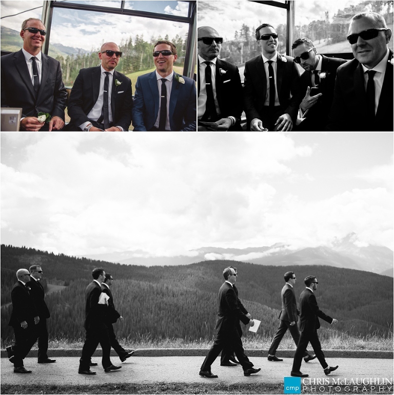 08 Groomsmen in the Gondola