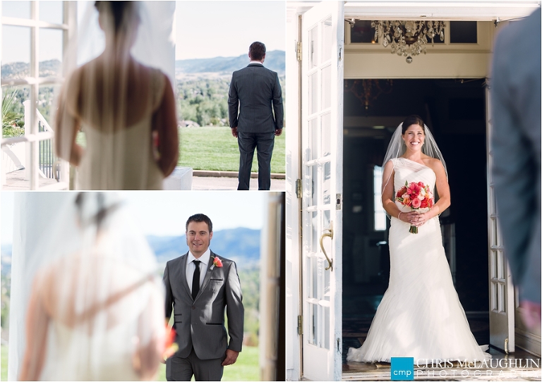 Outdoor Manor House Wedding Picture