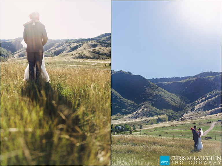 Outdoor Manor House Wedding Picture