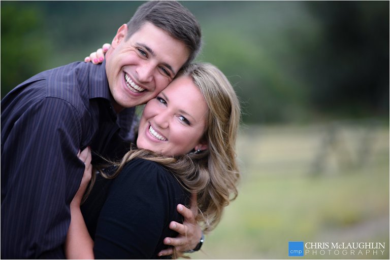 Castlewood Canyon Engagement Photo