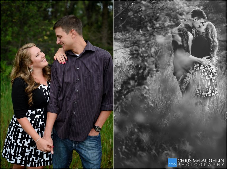 Castlewood Canyon Engagement Photo