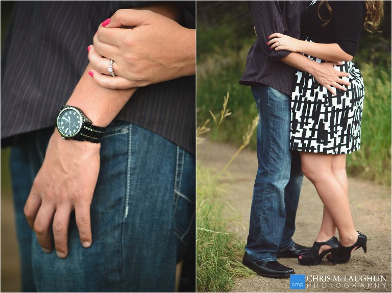 Castlewood Canyon Engagement Photo
