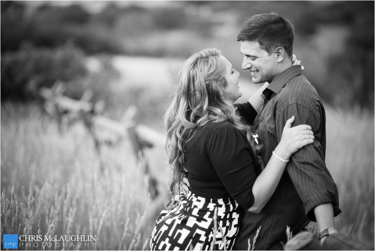 Castlewood Canyon Engagement Photo
