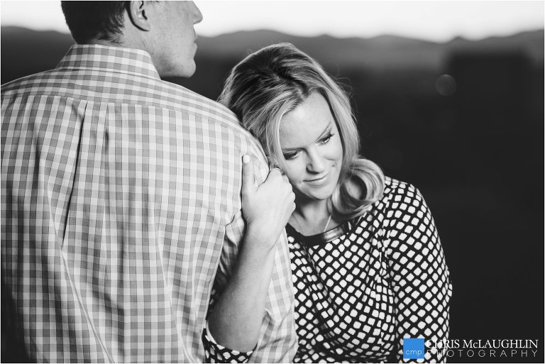 wash park engagement photo