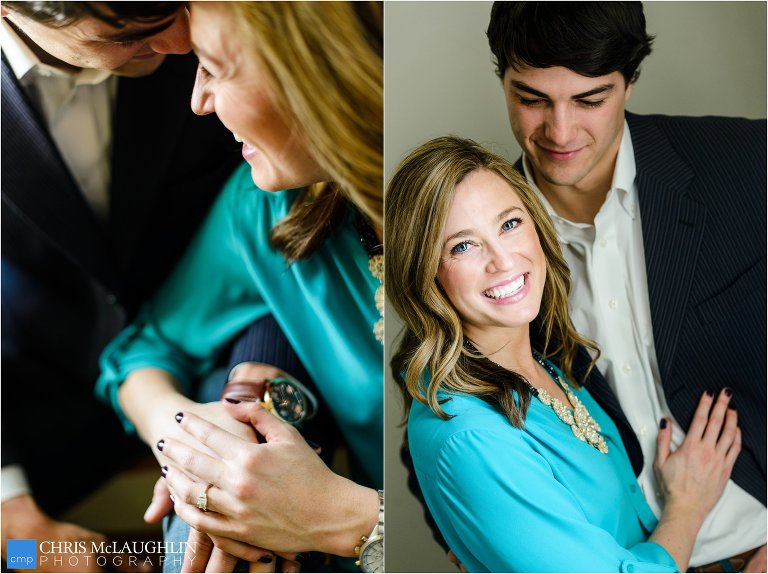 highland engagement photo