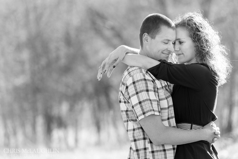 Castlewood Canyon Engagement Photo