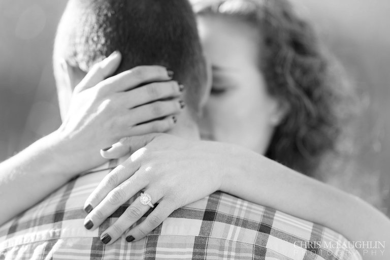 Castlewood Canyon Engagement Photo