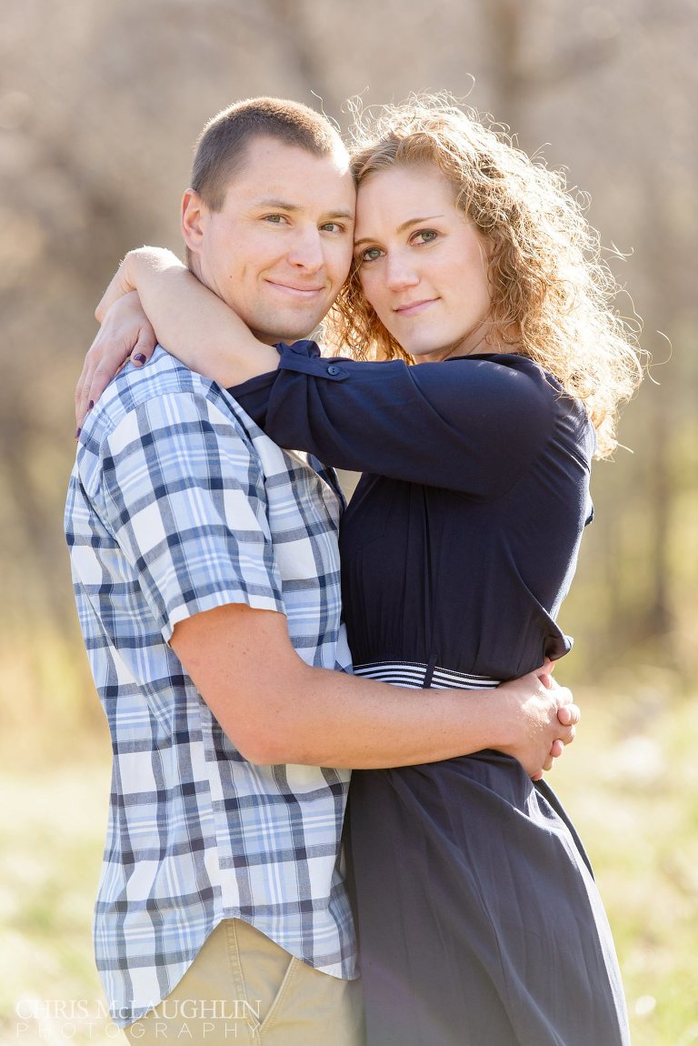 Castlewood Canyon Engagement Photo