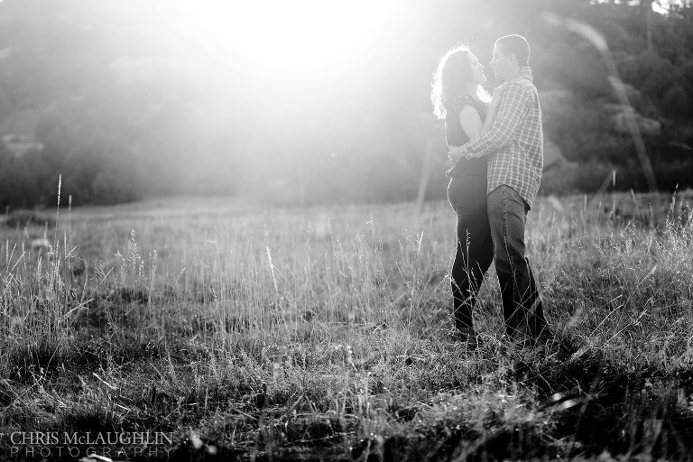 Castlewood Canyon Engagement Photo