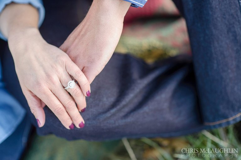 Castlewood Canyon Engagement Photo