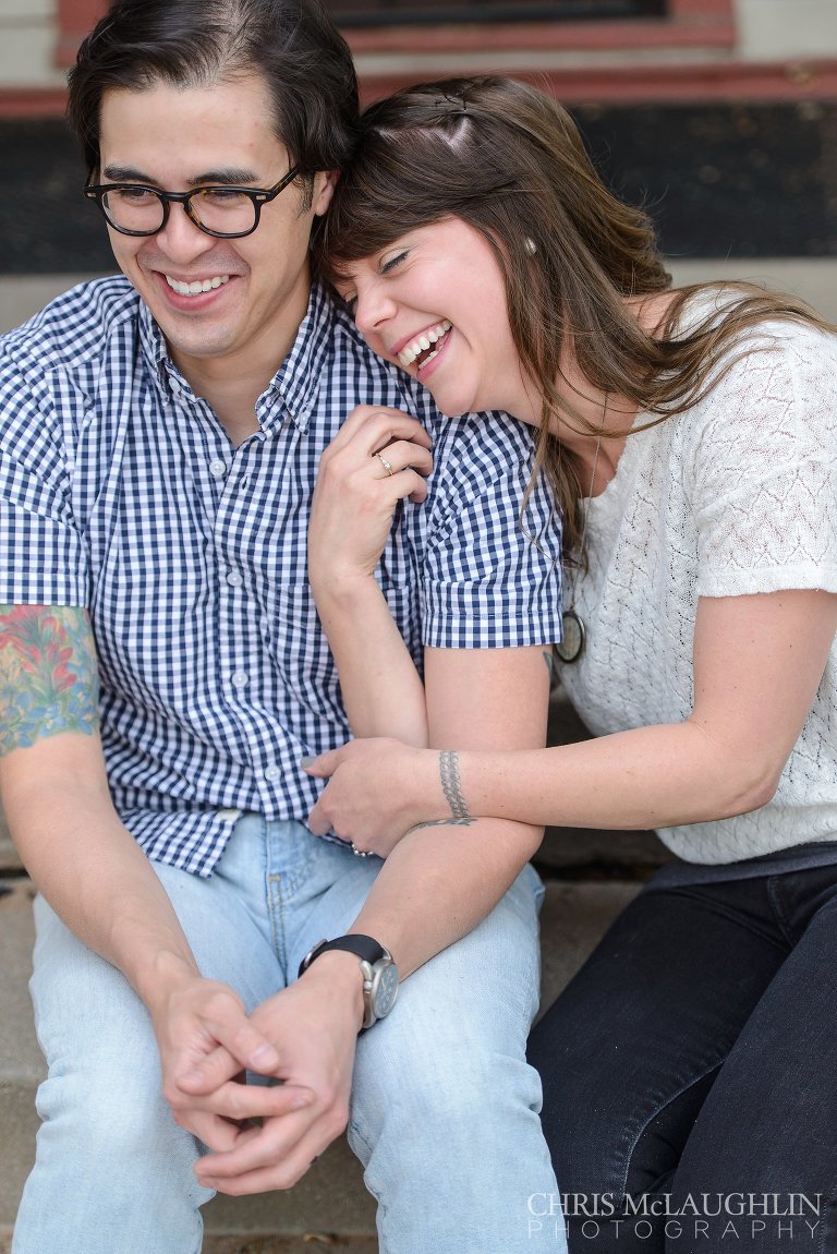 Wash Park Engagement Picture