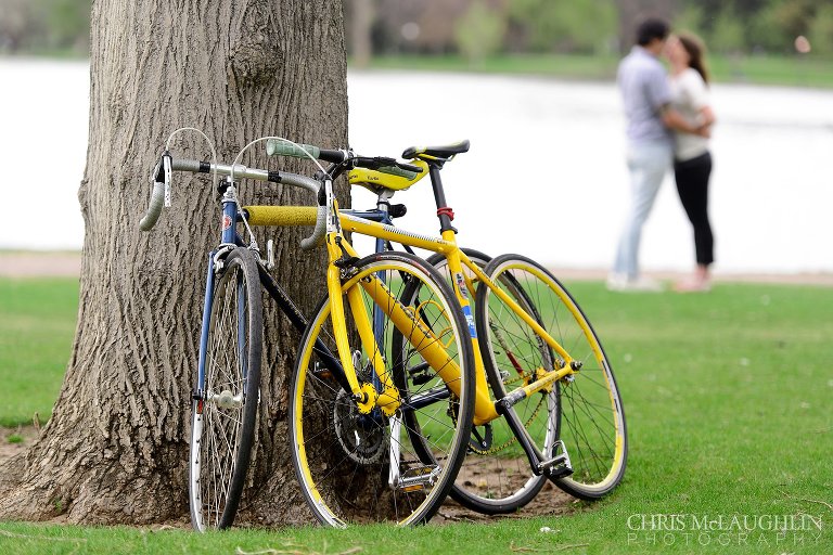 Wash Park Engagement Picture