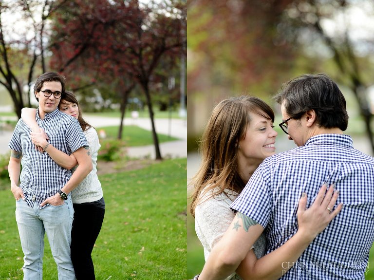 Wash Park Engagement Picture