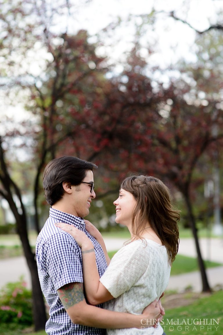 Wash Park Engagement Picture