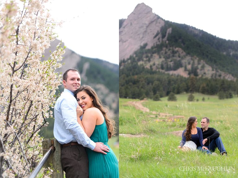 Chautauqua Park Engagement Session Photo