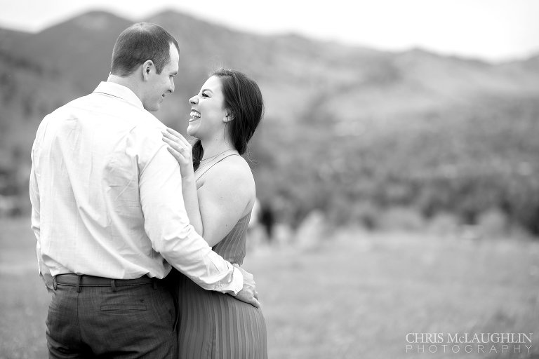 Chautauqua Park Engagement Session Photo
