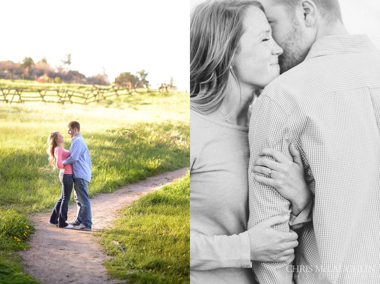 Castlewood Canyon Engagement Photo