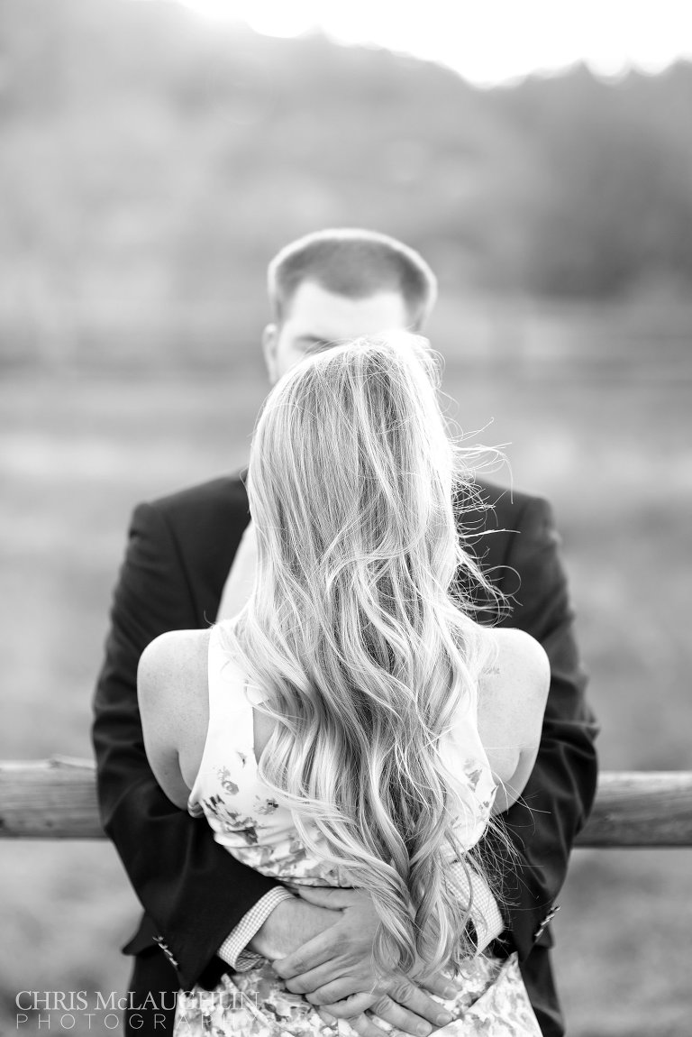 Castlewood Canyon Engagement Photo