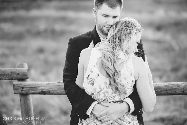 Castlewood Canyon Engagement Photo