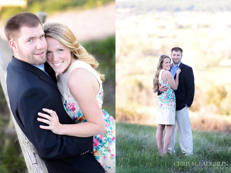 Castlewood Canyon Engagement Photo