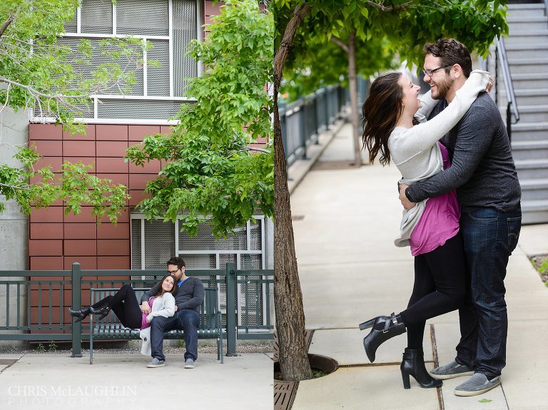 LoDo Engagement Session Picture