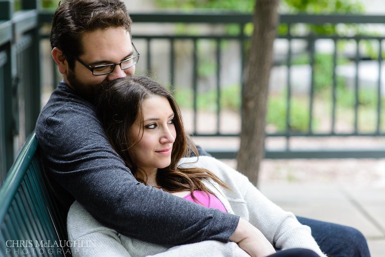 LoDo Engagement Session Picture