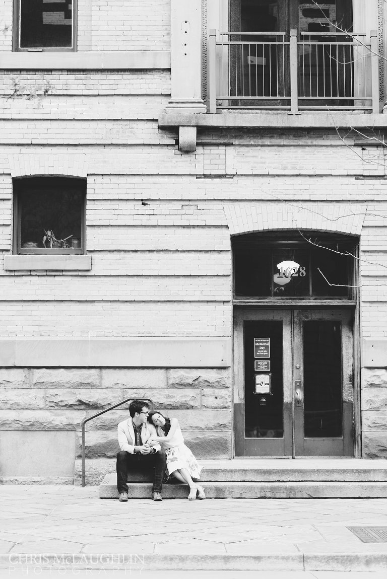 LoDo Engagement Session Photo