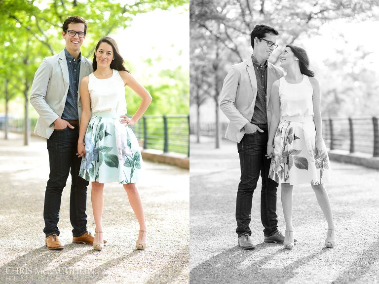 LoDo Engagement Session Photo