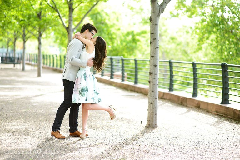 LoDo Engagement Session Photo