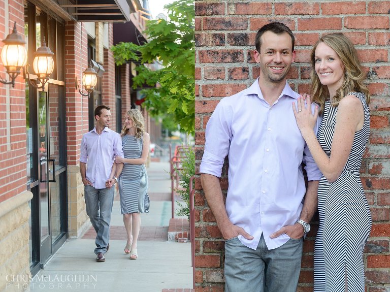 clear creek engagement session photo