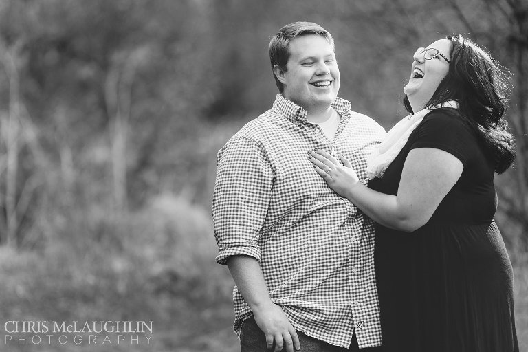 castlewood canyon engagement photo