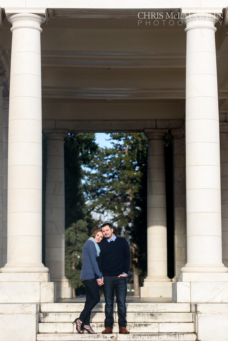cheeseman park engagement picture