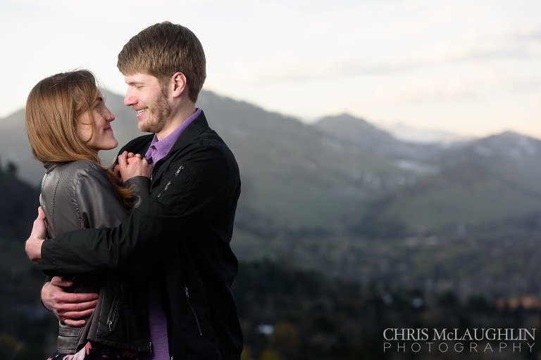 chautauqua park engagement picture