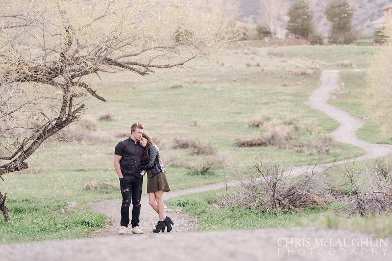 Red Rocks Country Club Engagement Picture