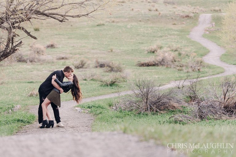 Red Rocks Country Club Engagement Picture