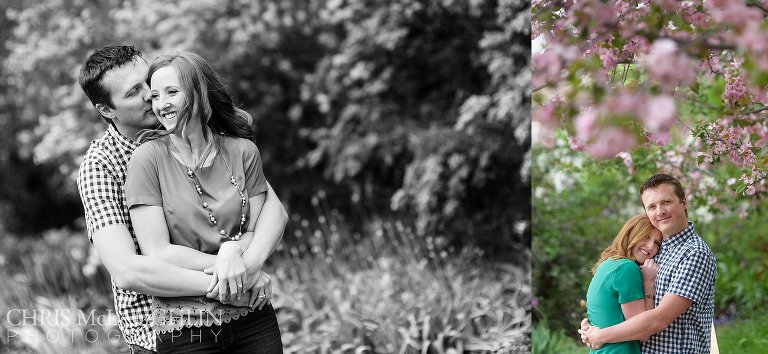 denver botanic gardens engagement picture