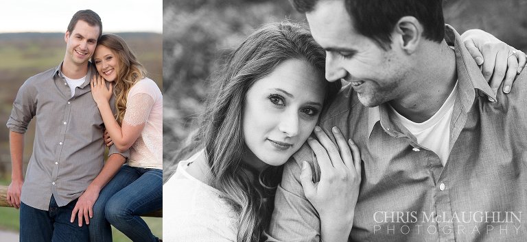 castlewood canyon engagement picture