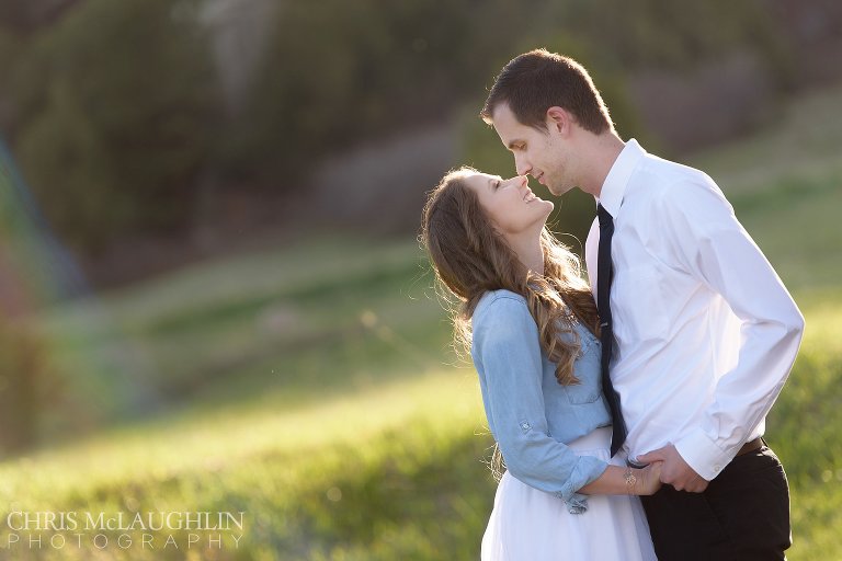 castlewood canyon engagement picture