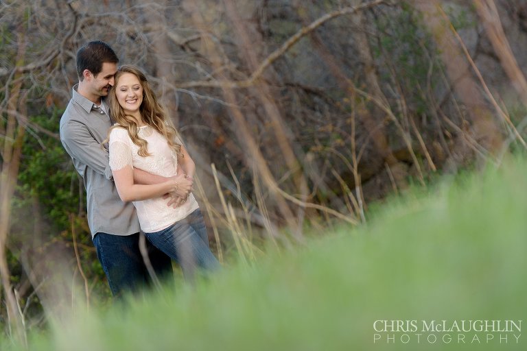 castlewood canyon engagement picture