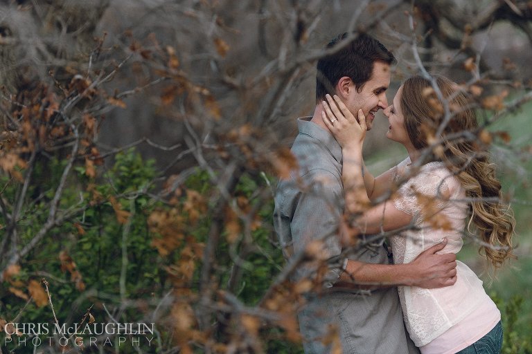 castlewood canyon engagement picture