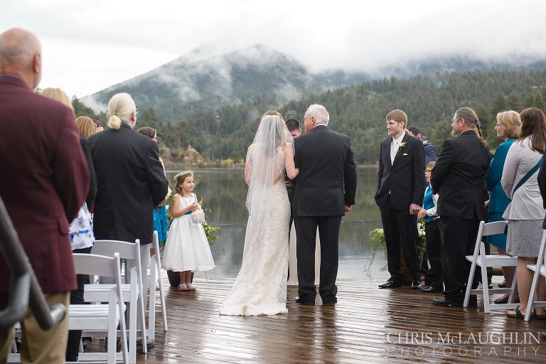 Evergreen Lakehouse Wedding Picture