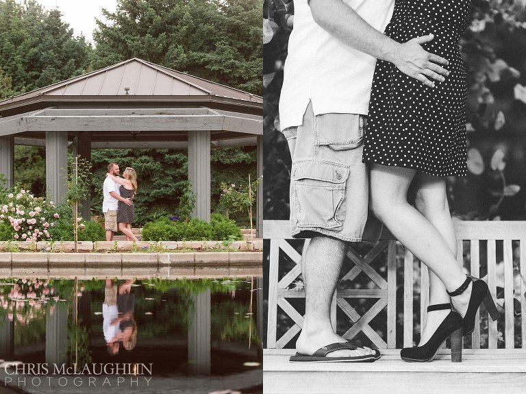 Denver Botanic Garden Engagement Photo