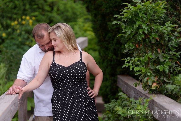 Denver Botanic Garden Engagement Photo